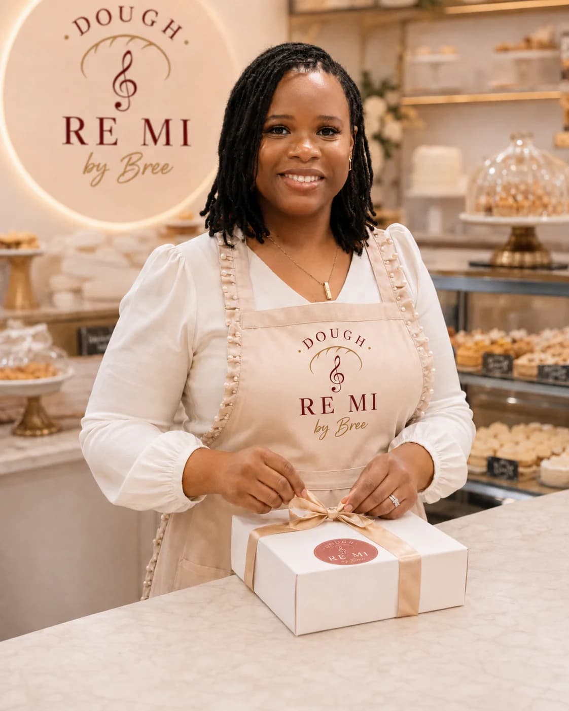 Bree, founder and baker
